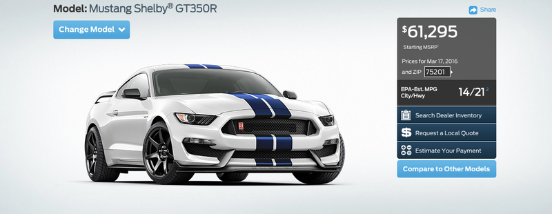 Illustration for article titled The Shelby GT350R Mustang Is An Absolute Bargain (If You Can Get One)